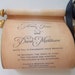 see more listings in the Paper scroll invitations section