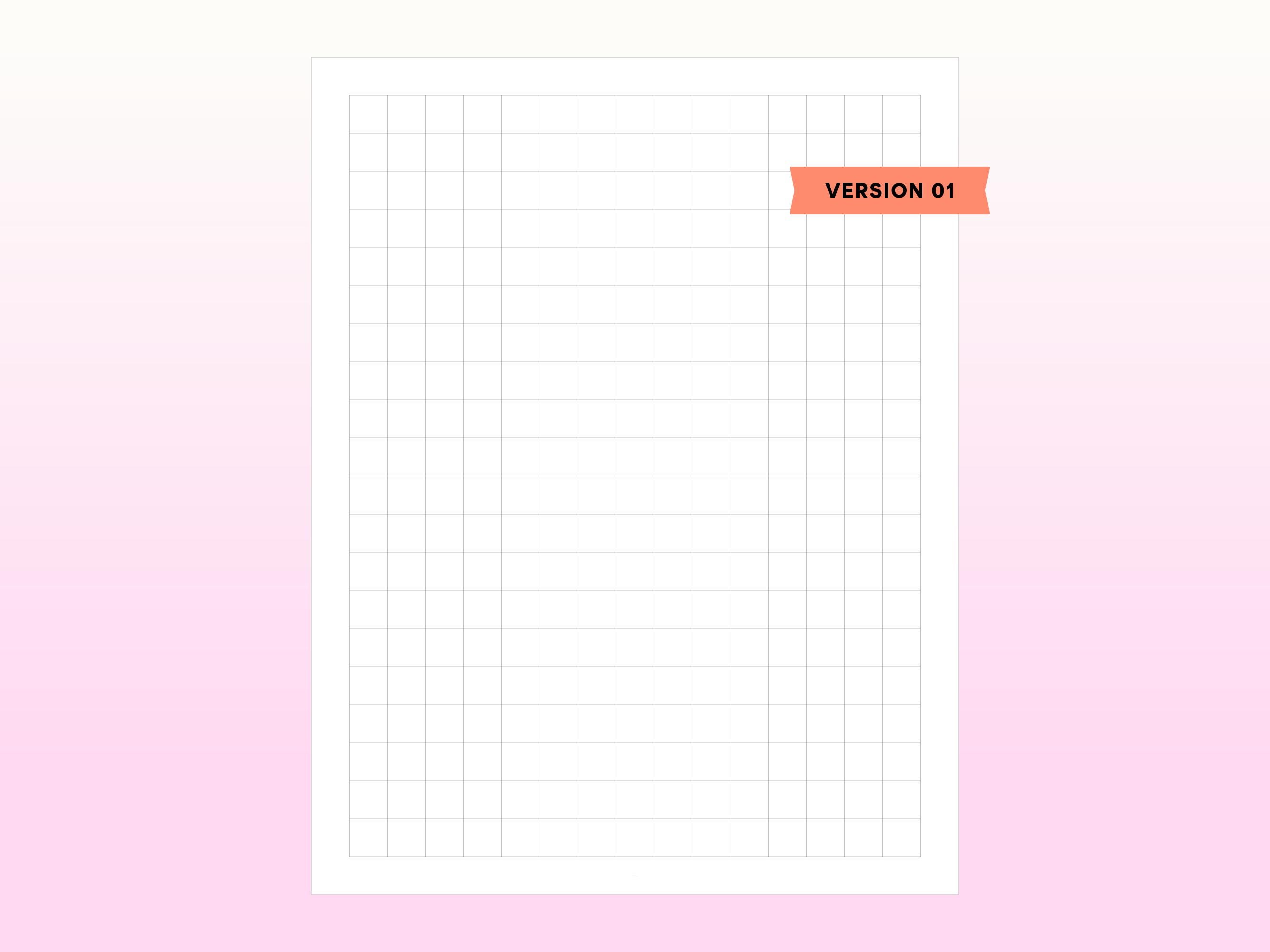 Large Grid Paper, Printable Graph Paper — Letter, Half Letter, A4 and ...