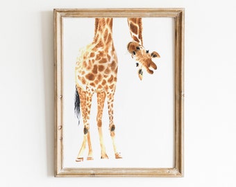 Giraffe Printable Wall Art