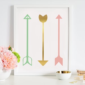 Arrow Print Print Arrow Wall Art Home Decor Printable Digital - Etsy