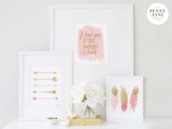 love you to the moon and back nursery decor