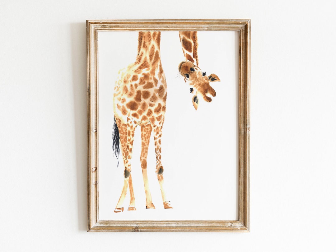 Giraffe Printable Wall Art - Etsy