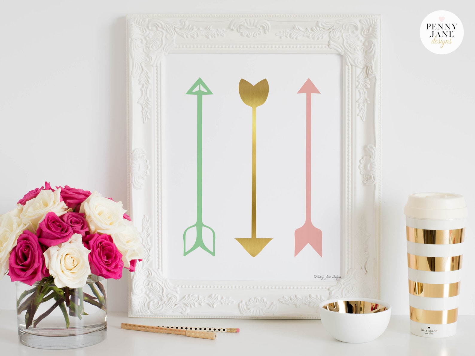 Arrow Print Print Arrow Wall Art Home Decor Printable Digital - Etsy