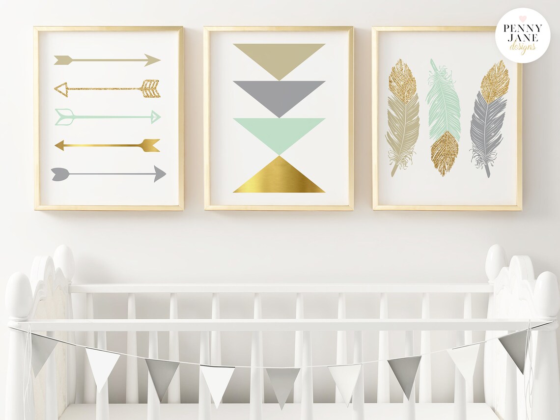 Nursery Decor Wall Art Boy Nursery Print Boho Nurser Decor Etsy