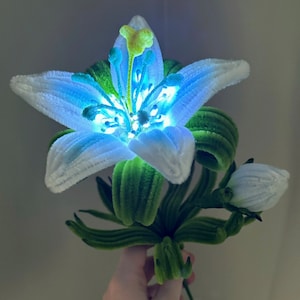 Handmade Botanical Fan art inspired by Silent ,Princess Flower LoZ ,Zelda fanart Glowing Silent Princess Flower Light Up Cosplay