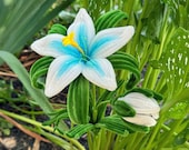 Handmade Botanical Fan Art Inspired by Loz Silent Princess Flower