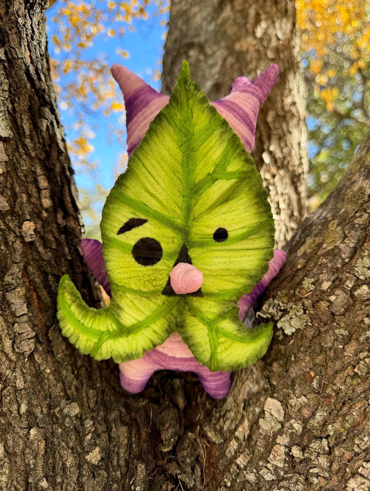 Handmade Korok Figurine Kokiri Forest Spirit Pipecleaner Art