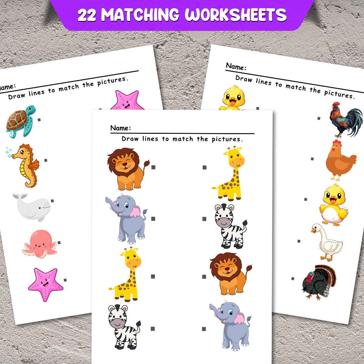 Kindergarten Activity Sheets Preschool Pre-k 22 Pages Printable ...