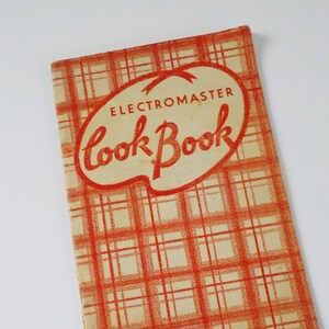 Vintage Electromaster Electric Range Advertising Cookbook Detroit Michigan