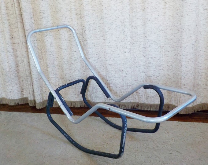 Vintage Aluminum MCM Barwa Lounge Chair Frame Project Chair Etsy