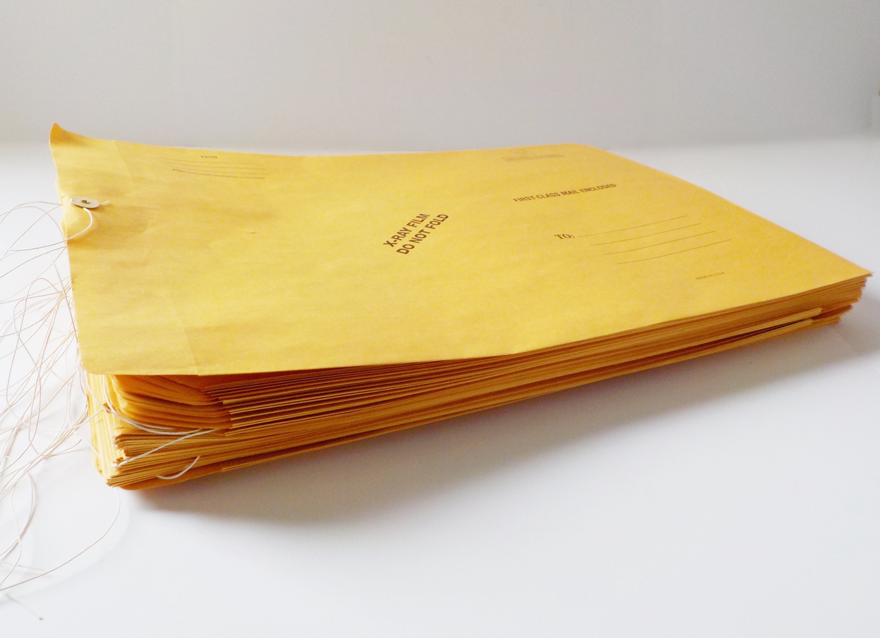 Vintage Extra Large Manila Envelopes Medical Xray Film Etsy