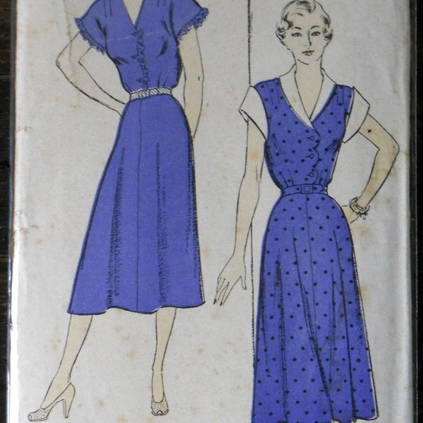 Dress Pattern 1930's New York Dress Pattern Vintage Dress Pattern