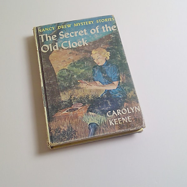 Vintage Nancy Drew Mystery Young Adult Book 1959 The Secret of the Old Clock