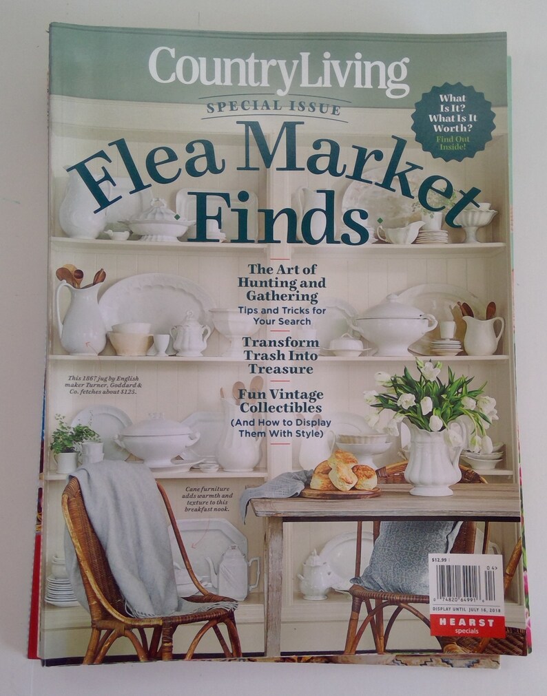 Collection of 5 Issues of Country Living Magazines Spring Fall Etsy