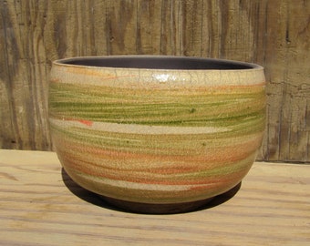 Handmade Ceramic Planter Pot with Drainage hole 7 x 4 1/2 inch   27-005