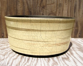 Handcrafted Ceramic Large Planter pot with drainage hole  8 x 3 3/4  inches    7- 68-3