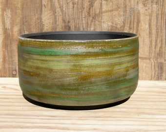 Handmade Pottery Planter Pot with Drainage hole 7 x 3 3/4  inch 8-zz