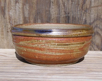 Handcrafted Ceramic Pottery Planter Pot with Drainage Hole - Ceramic Plant Pot  7 1/4 x 3 inches / 14 -004