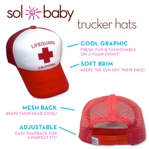 Sol Baby California Lifeguard Trucker Hat image 8