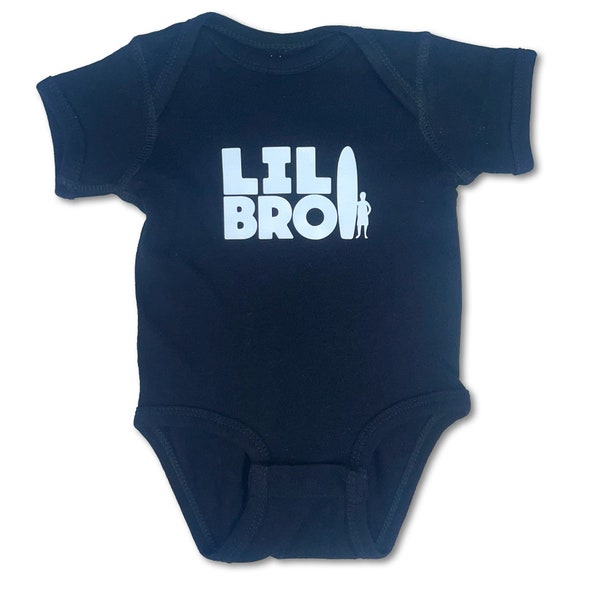 Sol Baby LIl Bro Sibling Little Brother Surfer Bodysuit
