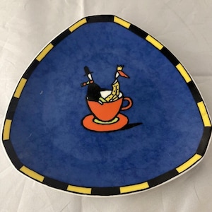 Rosenthal  One (5 avail) "Love Story" 6.5" triangular Plate Dorothy Hafner MINT RARE