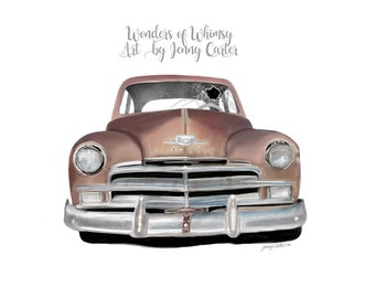 Rusty Old Car Body Etsy