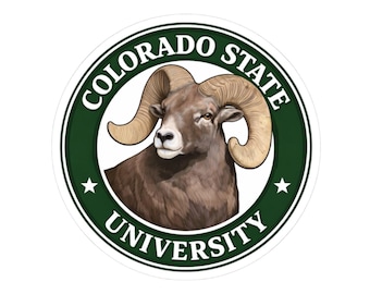 CSU Colorado State University Ram Sticker | Kiss-Cut Sticker
