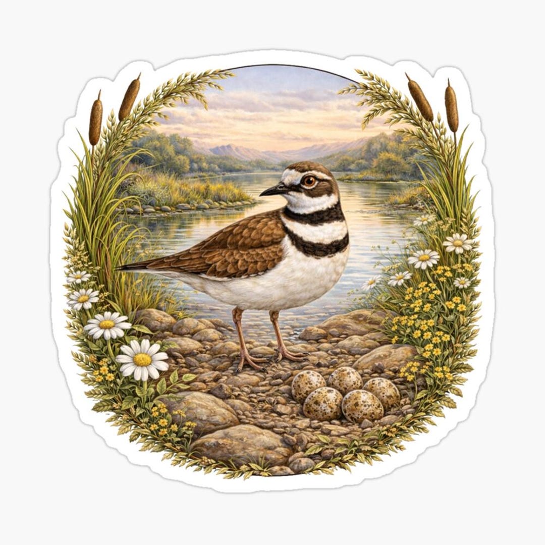 Killdeer Sticker: Glossy Vinyl Stickers Small Medium and Large - Etsy