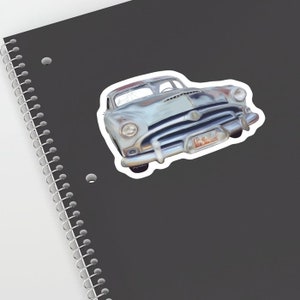 Rusty Vintage Hudson Automobile  Painting Sticker small 3-3.8 inch or large  5-6 inch  Multi Pack Discount