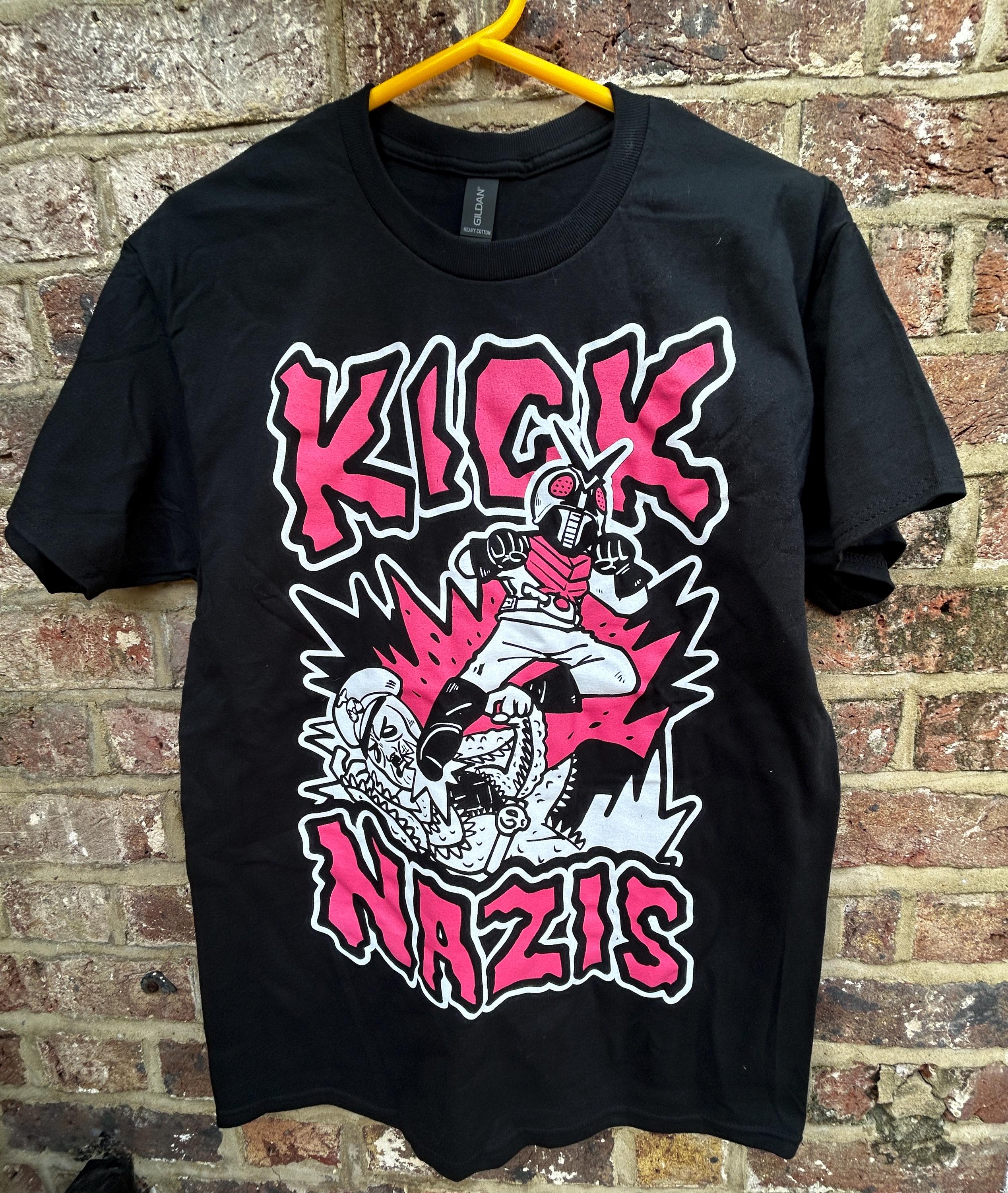 Kick Nazis Tee - Etsy