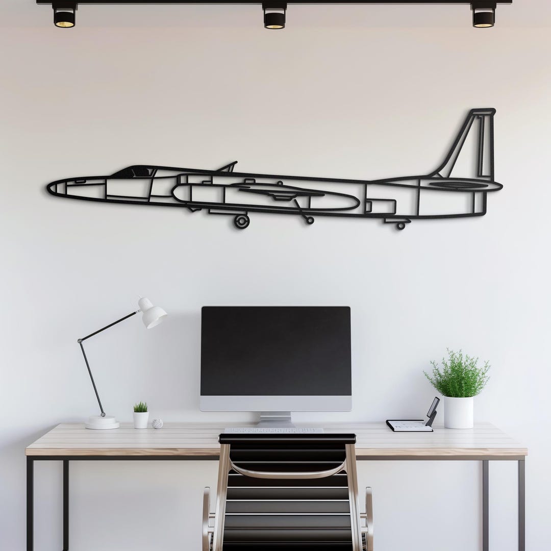 High Altitude Spy Plane Metal Wall Art, Reconnaissance Aircraft Decor ...
