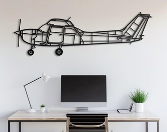 Metal Airplane Wall Art, Aviation Decor for Pilots
