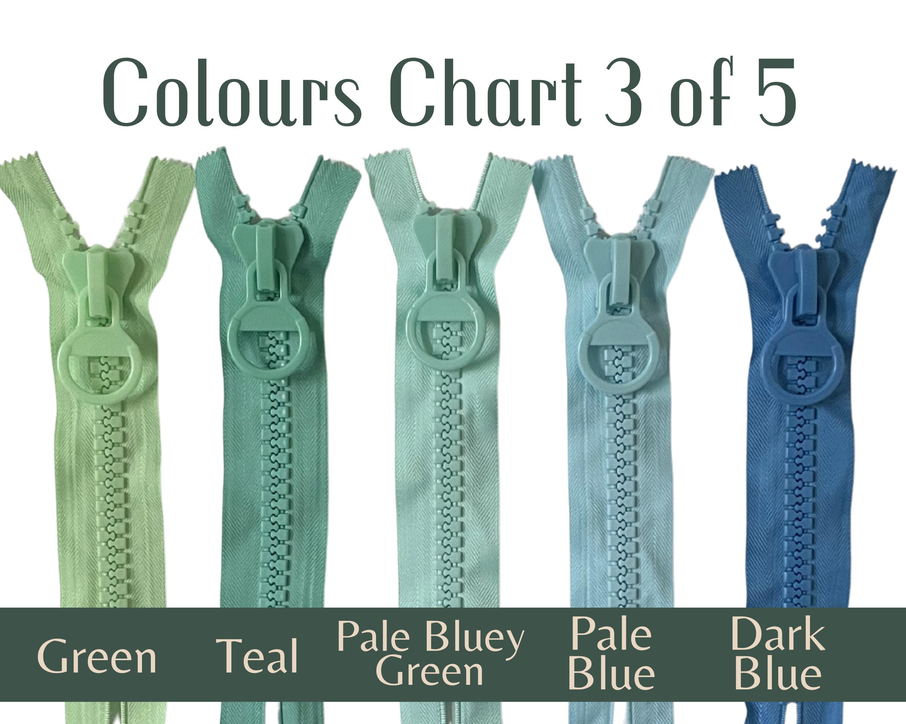 Chunky Zipper Colourful Zip With Large Pull Zipper Open Ended Zip