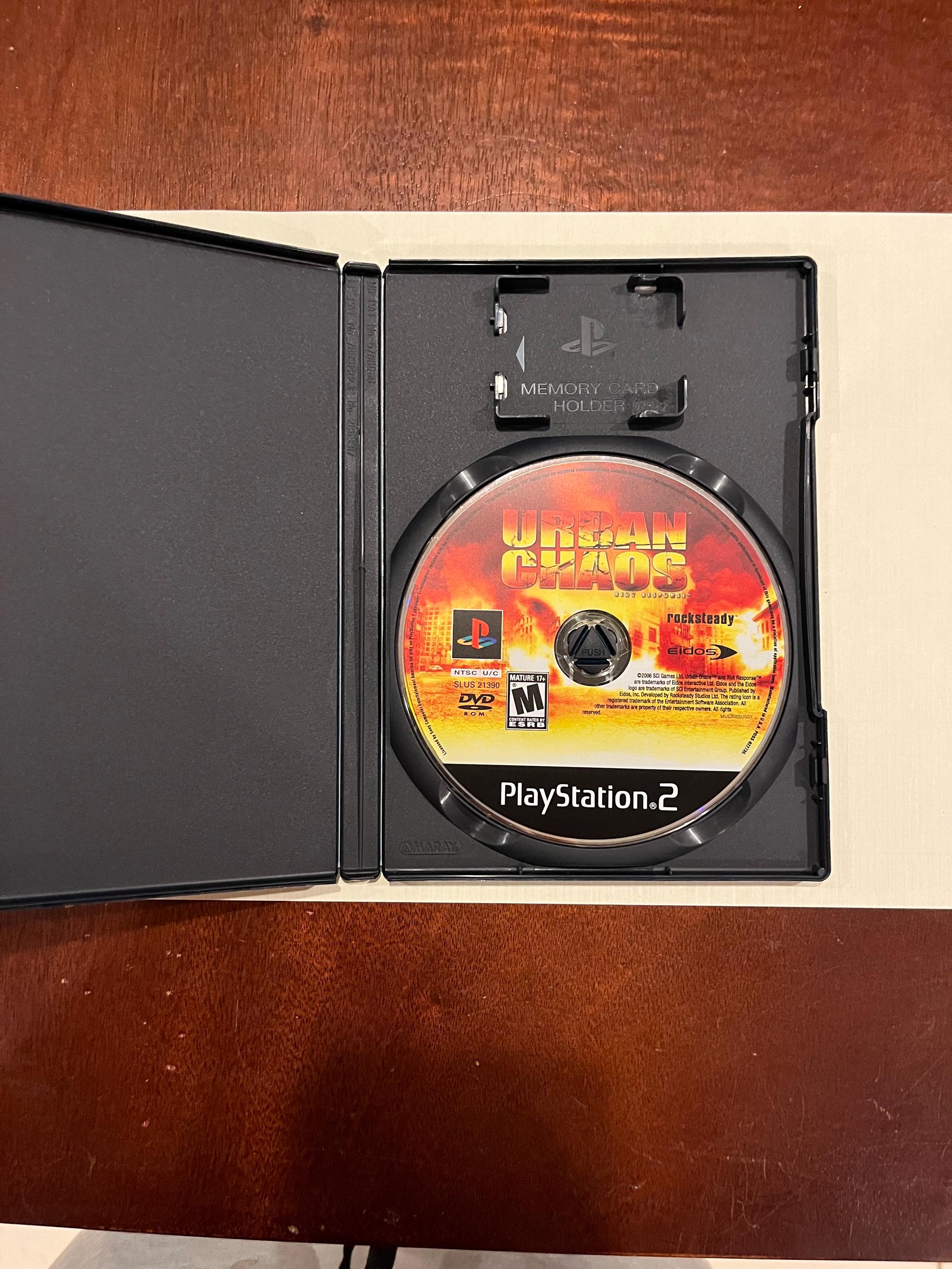 Playstation Two Urban Chaos Riot Response and is in Working