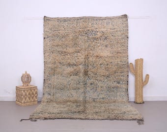 Tappeto marocchino vintage autentico 2 x 3,2 m - Tappeto marocchino vintage - Tappeto fatto a mano - Tappeto marocchino - Tappeto berbero - Tappeto di lana - Tappeto di lana a pelo lungo
