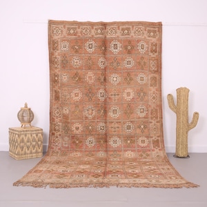 Vintage Moroccan Rug 6 x 11 FT - Moroccan rug - Old moroccan rug - Berber rug - Wool rug - Handmade rug - Home decor - Vintage home decor