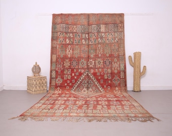 Großer Vintage Boujaad Teppich, Marokkanischer Teppich 1600x3200