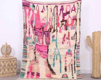 Bunter Moderner Teppich 12 x 16 Meter - Marokkanischer Teppich - Vintage Teppich - Abstrakter Teppich - Wollteppich - Wohndeko