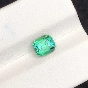1.50 Carats Bluish Green Tourmaline From Afghanistan