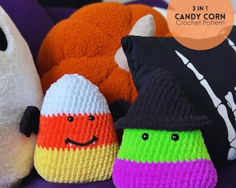 Candy Corn Plushie 3 in 1
