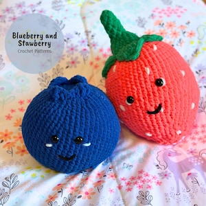 Blueberry AND Strawberry Crochet Patterns