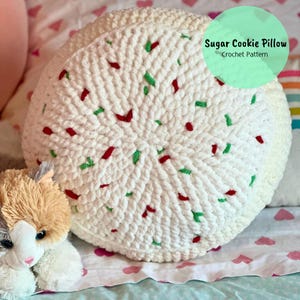 Sugar Cookie Pillow Crochet Pattern