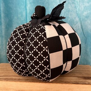 Handmade Stuffed Fabric Pumpkins—Halloween or everyday decor