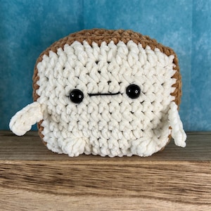 Hand Crocheted Bread Loaf Plushie