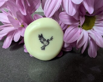 Glow In The Dark Dove Worry Stone: Peace Fidget Gift