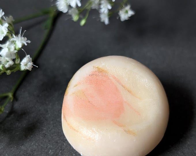 Featured listing image: Rose Clay Worry Stone: Into The Garden Fidget