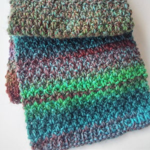 Beginner Knit Scarf Pattern: "Doolin" Textured Bulky Yarn (PDF Pattern)