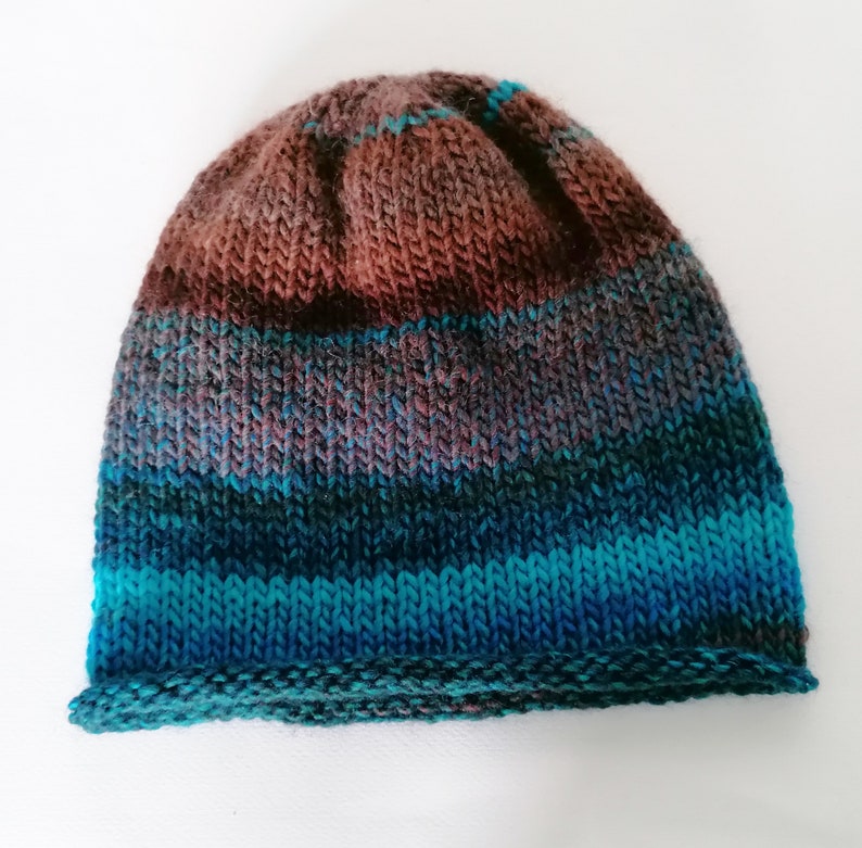 MENS Slouch Beanie KNITTING PATTERN Quick Knit Christmas Gift Etsy