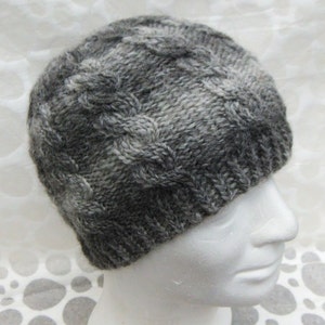 KNITTING PATTERN/INISHMOR Mans Cable Hat Pattern / Irish Fishermans Hat /Tweed Wool Hat/Cable Knit Beanie Pattern/Mans Cable Beanie/Aran Hat image 4