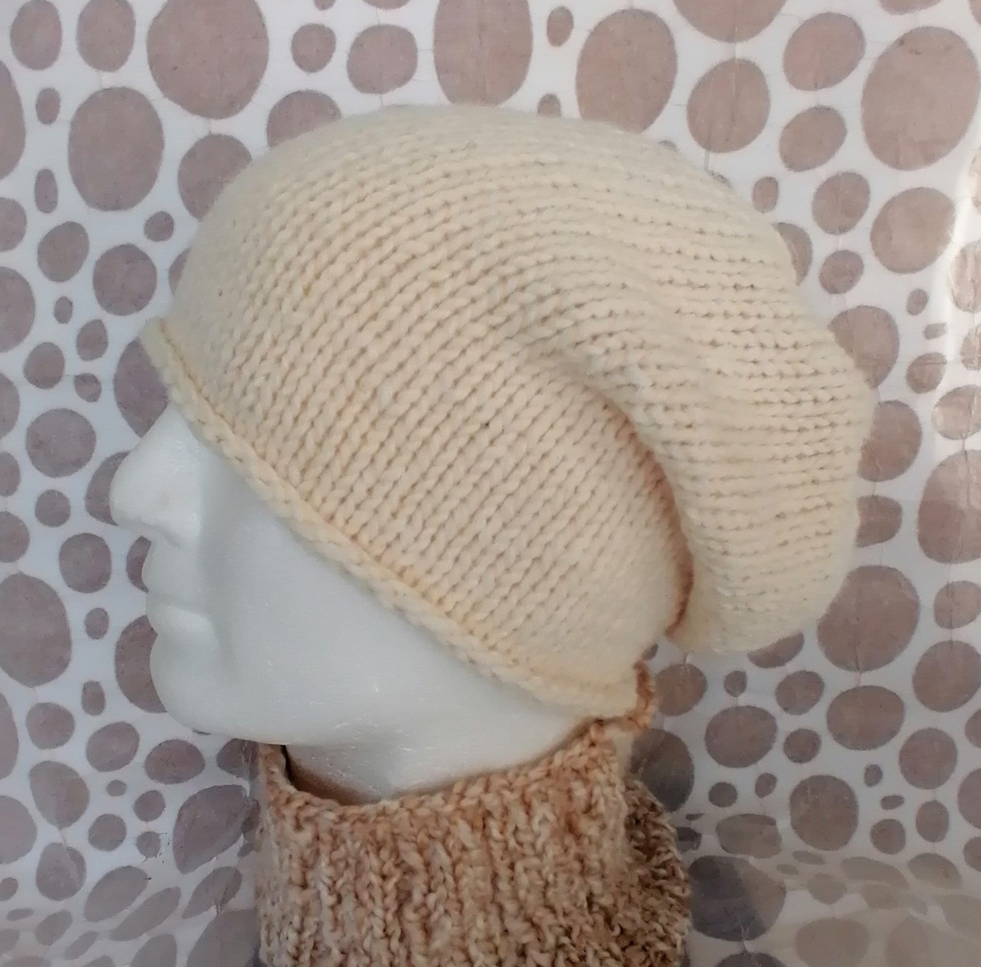 MENS Slouch Beanie KNITTING PATTERN Quick Knit Christmas Gift Etsy